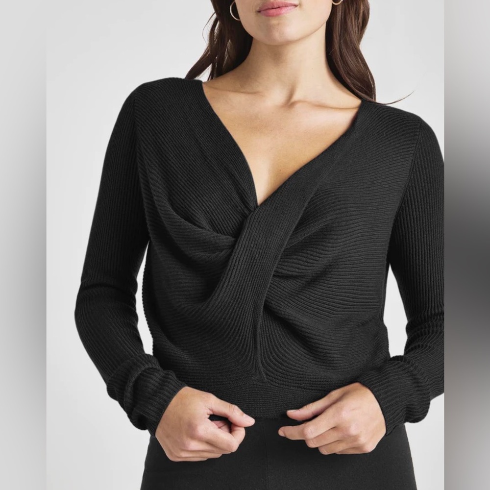 NWT | Splendid | Loopknit LYR Surplice Sweater